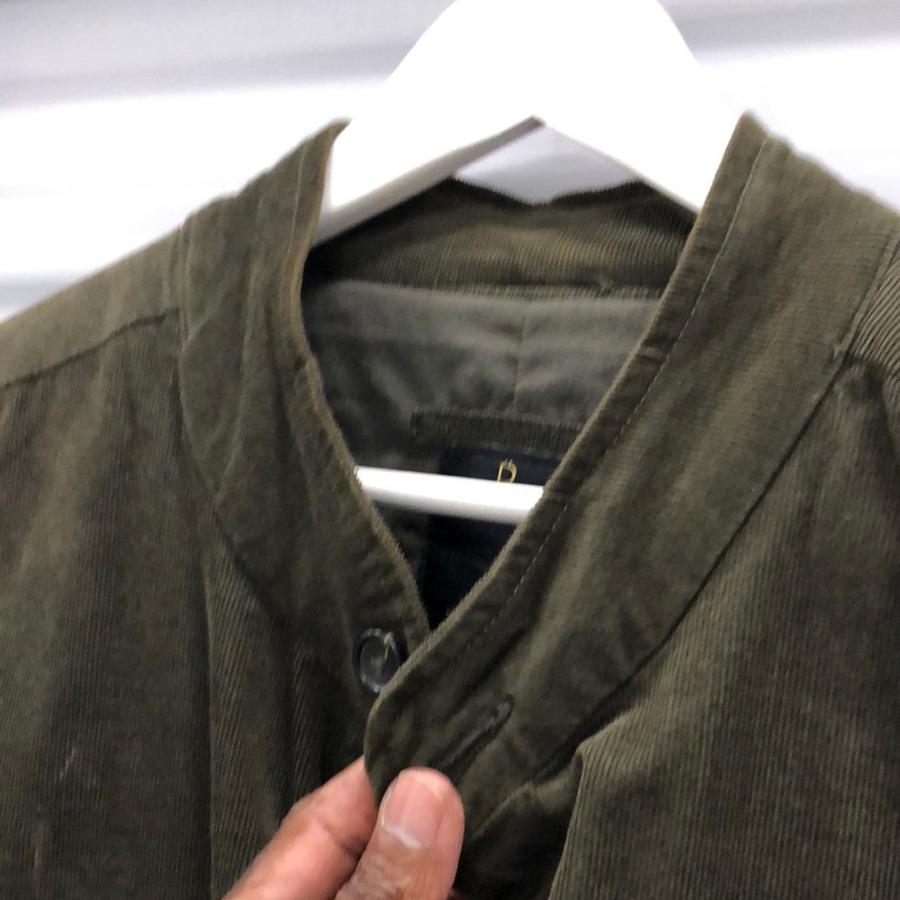 Doppelgänger Men's Olive Green Corduroy Jacket - Picture 6 of 10